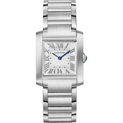 Cartier Tank Française WSTA0074 32MM Steel Silver Dial