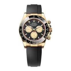 Rolex Daytona 126518ln-004 Black Dial Osyerflex Band