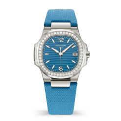 Patek Philippe Calatrava 7010G-013 White Gold Blue Dial Watch