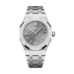 Audemars Piguet 15550ST.OO.1356ST.07 Royal Oak Grey with “Grande Tapisserie” Pattern 37mm Dial Stainless Steel Bracelet Watch