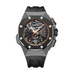 Audemars Piguet 26577IO.OO.D002CA.01 Royal Oak Concept Skeleton 44mm Dial Black Rubber Strap Watch