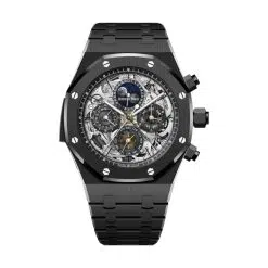 Audemars Piguet 26605CE.OO.1248CE.01 Royal Oak Sapphire 44mm Dial Black Ceramic Bracelet Watch