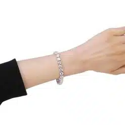 Alternative view of 14kt White Gold Diamond Tennis Bracelet