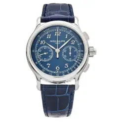 Patek Philippe 5370P-011 Platinum Chronograph with Blue Enamel Dial