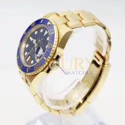 Alternative view of Rolex Submariner 116618LB Oyster Perpetual Date Blue Dial Men’s Watch