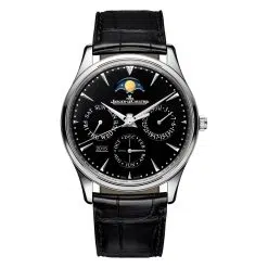 Jaeger-LeCoultre Q1308470 39mm Black Dial Ultra Thin Perpetual