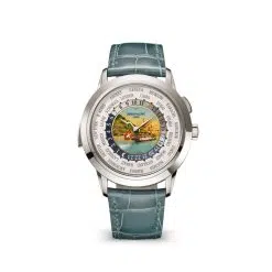 Patek Philippe 5531G-001 GRAND Complications Grand Feu Cloisonné Enamel Dial Blue-Green Alligator Leather Strap