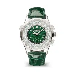 Patek Philippe 5930P-001 Complications Green Dial Green Alligator Leather Strap
