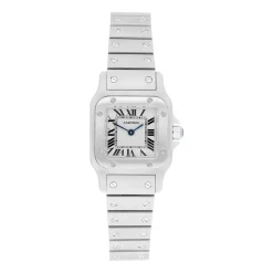 Cartier Santos Galbée W20056D6 24MM Silver Steel Ladies Watch