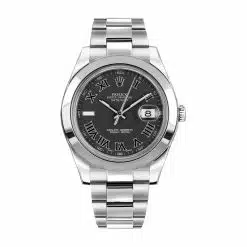 Rolex Datejust 116300-0006 Stainless Steel Black Roman Dial