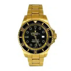 Rolex 116660 Sea-dweller 44mm Aftermarket Stainless Steel Covered With Gold Men's Watch