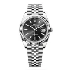 Rolex Datejust 126334-0018 Black Index Jubilee 41mm Stainless Steel