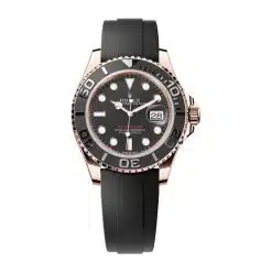 Rolex Yacht-Master 126655 Everose Gold Black Dial 40mm Watch