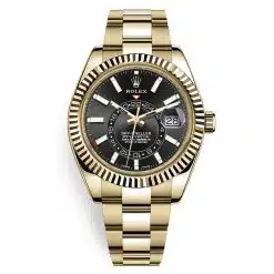 Rolex 326938-0004 Sky Dweller 42mm Black Index Watch