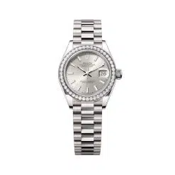 Rolex Lady-Datejust 279139RBR-0006 Silver Dial White Gold Bracelet