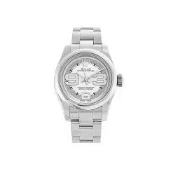 Rolex Oyster Perpetual 176200-6 Silver Arabic Dial Oyster Bracelet 26mm Watch